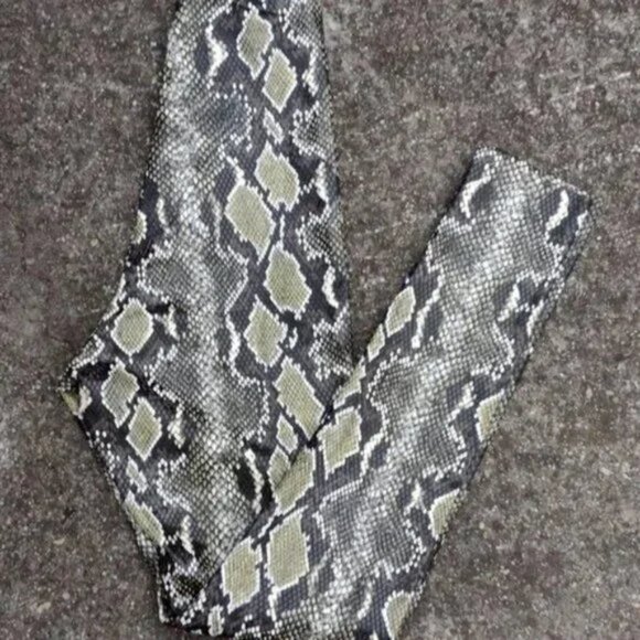 Commando Faux Leather Snakeskin Leggings High Rise Sculpt Fit Size S NWOT - Picture 5 of 6